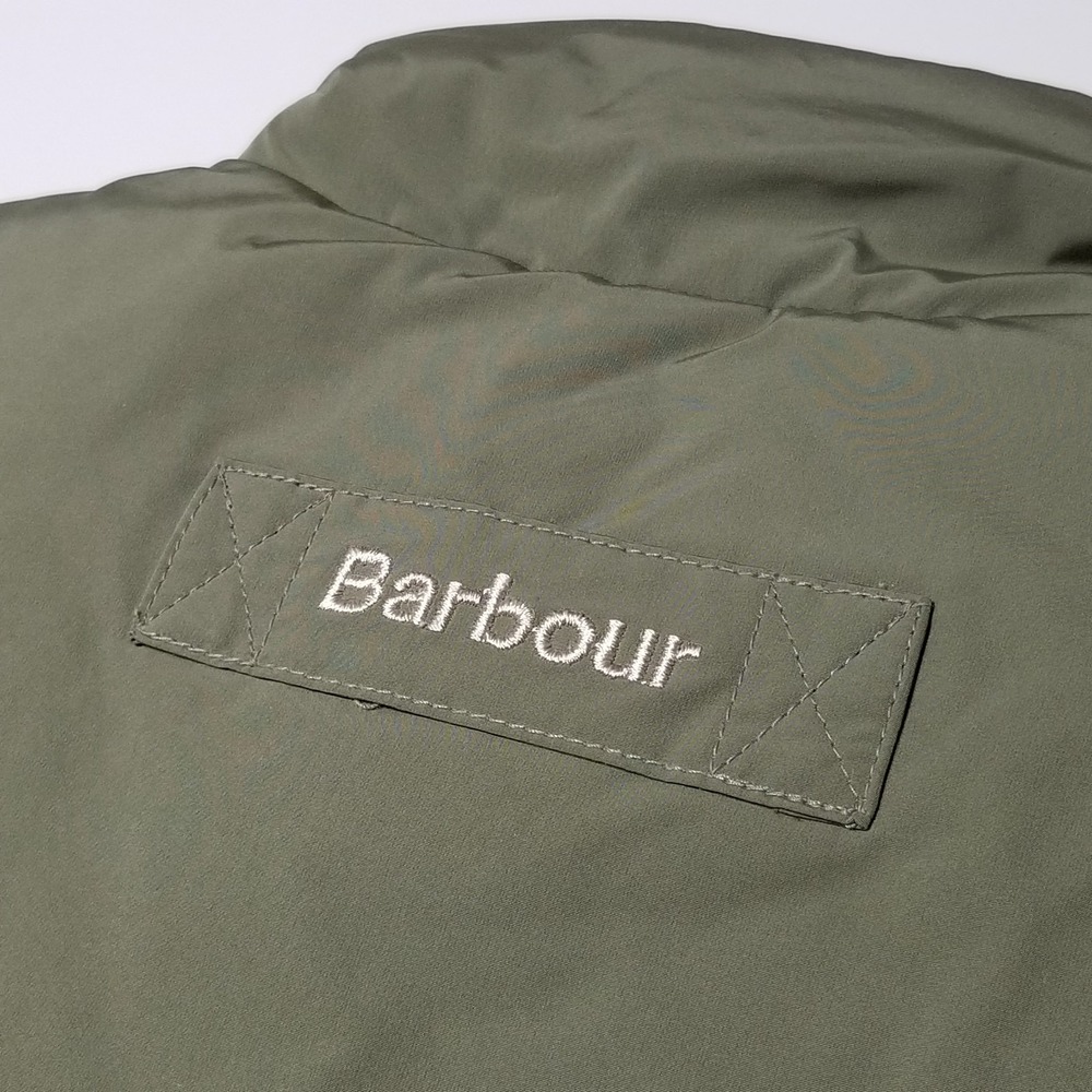 Barbour Grassland Baffle Quilted Gilet Vest Light Moss Green M L $280 - Picture 10 of 16